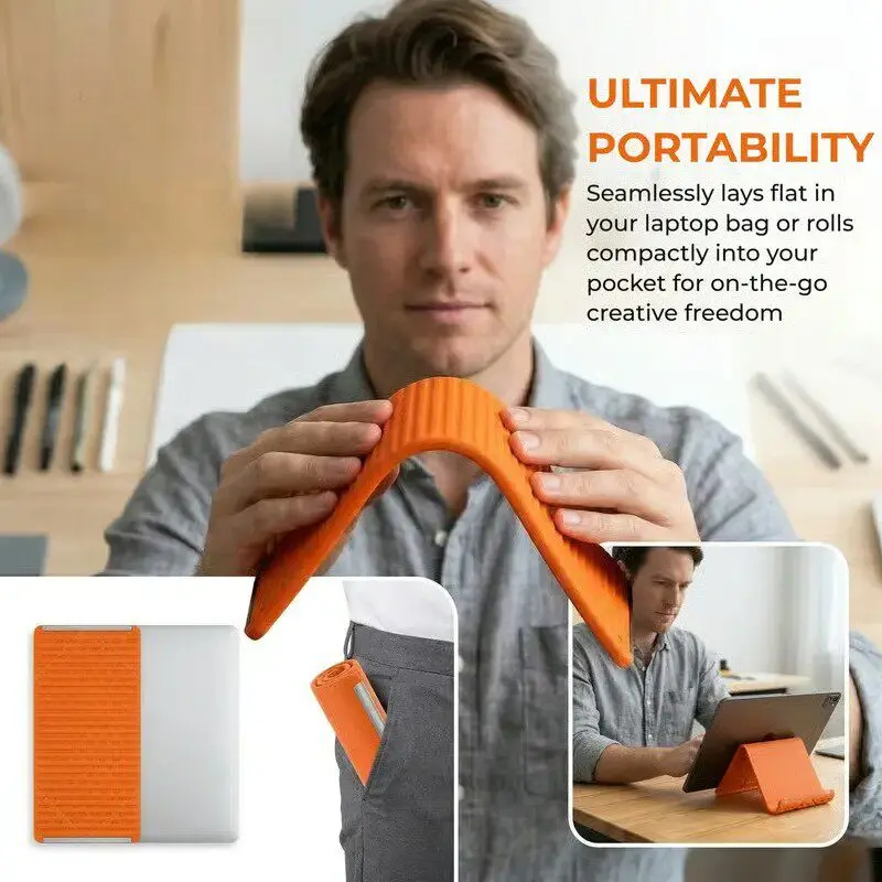 Tablet Accessories Gifts - Silikonowy składany stojak na telefon, tablet,