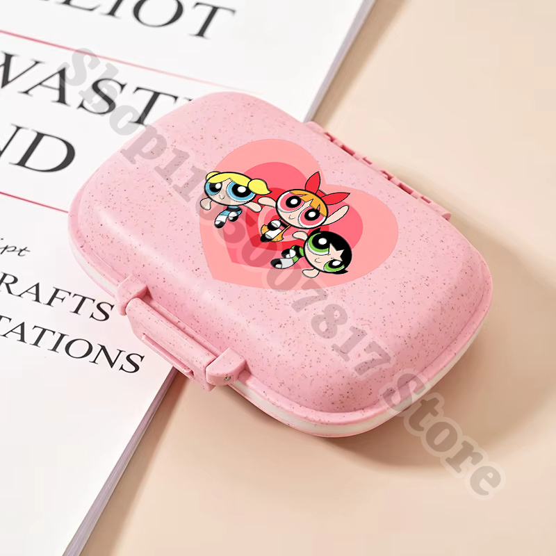 Tablet Accessories Gifts - Urocze Pudełko na Tabletki Powerpuff Girls,