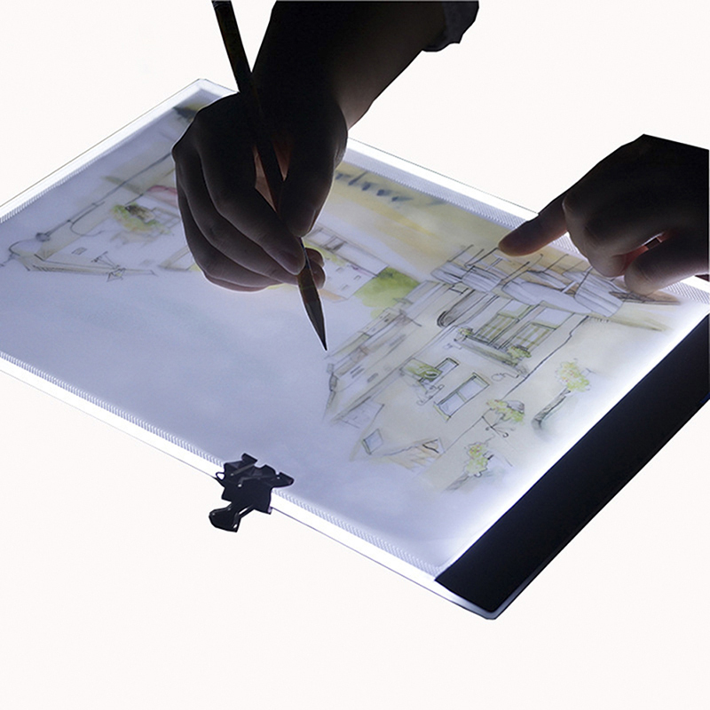 Tablet Drawing Accessories - Tablet graficzny LED A5 cienki rysunek