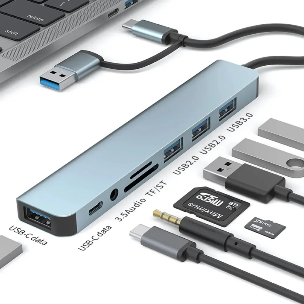 Koncentrator USB-C 8 w 2 z czy – Microsd Card Tablet recenzja i cena