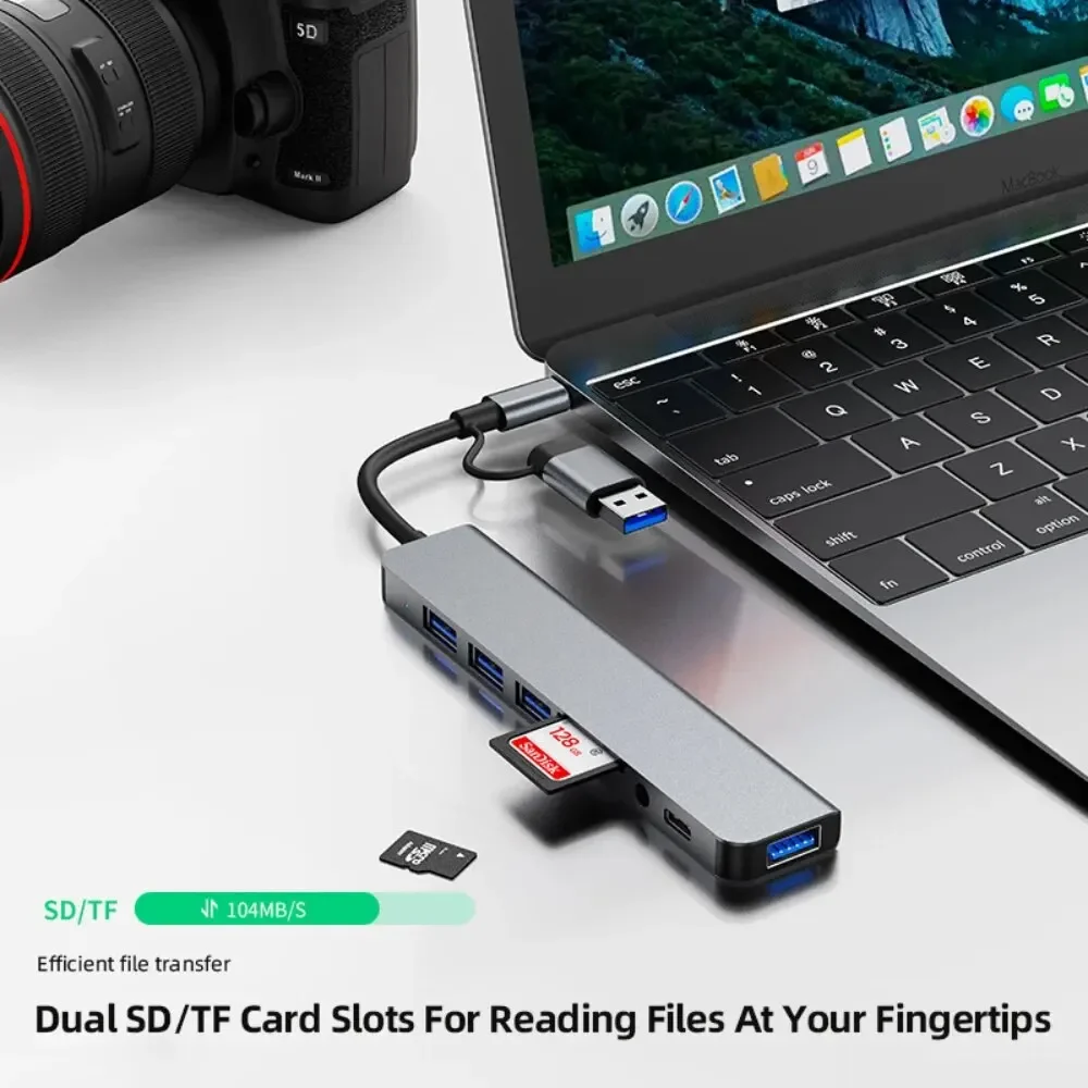 Koncentrator USB-C 8 w 2 z czy – Microsd Card Tablet recenzja i cena