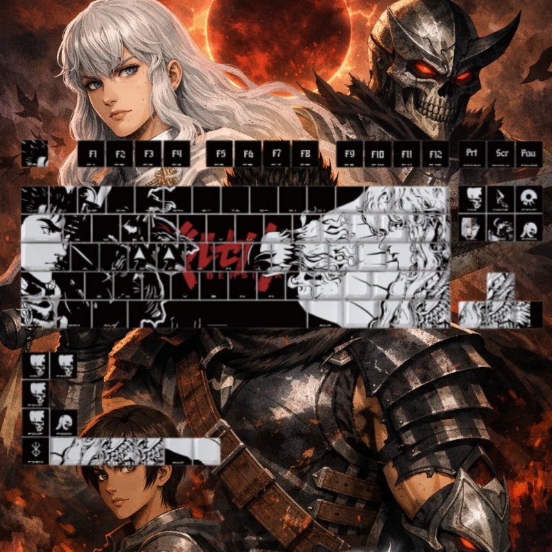 Klawisze BERSERK Anime, 98 kla – Tablet Accessories Gifts recenzja i cena