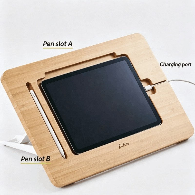 Drewniany uchwyt na tablet do  – Tablet Drawing Accessories recenzja i cena