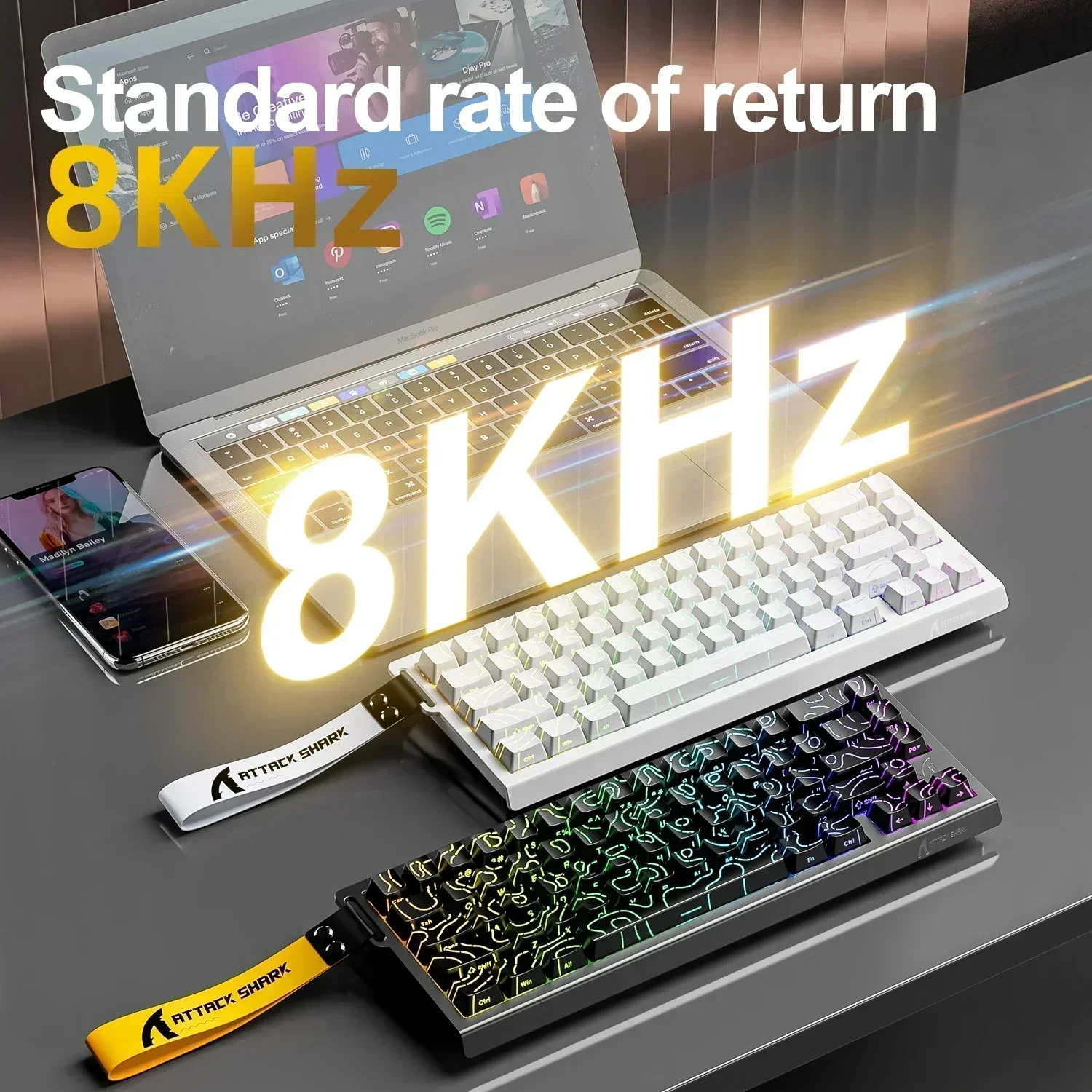 ATTACK SHARK X68HE Magnetyczna – Tablet Accessories Gifts recenzja i cena